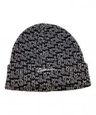 Supreme (シュプリーム) Fuck Off Beanie ブラック×グレー