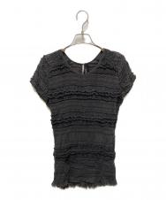 ISABEL MARANT (イザベルマラン) シルクシャーリングブラウス グレー サイズ:2