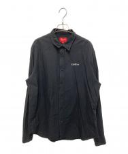 Supreme (シュプリーム) Crassic Logo Oxford Shirt ブラック サイズ:L