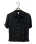 finamore（フィナモレ）の古着「オープンカラーシャツ」｜ブラック