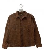 TENDERLOIN）の古着「オープンカラーシャツ」｜ブラウン