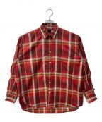 DAIWA PIER39）の古着「Tech Work Shirts Flannel Plaids」｜レッド