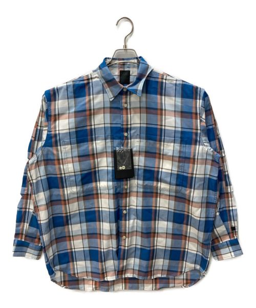 DAIWA PIER39（ダイワ ピア39）DAIWA PIER39 (ダイワ ピア39) Tech Work Shirts Flannel Plaids ブルー サイズ:M 未使用品の古着・服飾アイテム