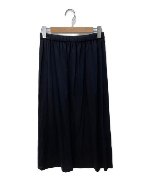 GALERIE VIE（ギャルリーヴィー）GALERIE VIE (ギャルリーヴィー) テンセルジャージーロングスカート ブラック サイズ:32 未使用品の古着・服飾アイテム