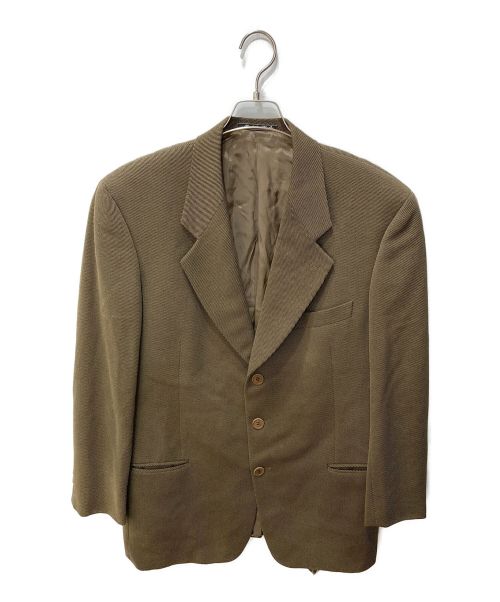 GIORGIO ARMANI（ジョルジョアルマーニ）GIORGIO ARMANI (ジョルジョアルマーニ) テーラードジャケット ブラウン サイズ:52の古着・服飾アイテム