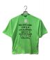 BALENCIAGA（バレンシアガ）の古着「ランゲージTシャツ」｜黄緑