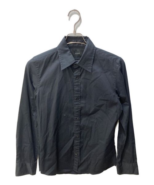AKM（エーケーエム）AKM (エーケーエム) ドレスシャツ  RS101 ブラック サイズ:XLの古着・服飾アイテム