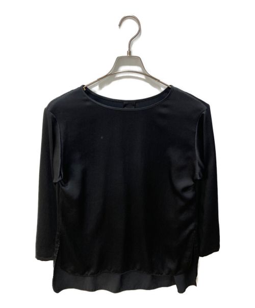 EPOCA（エポカ）EPOCA (エポカ) サテンブラウス ブラック サイズ:40の古着・服飾アイテム