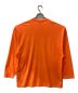 BALENCIAGA (バレンシアガ) ロングスリーブランゲージTシャツ オレンジ サイズ:XXS 未使用品：17800円