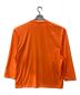 BALENCIAGA (バレンシアガ) ロングスリーブランゲージTシャツ オレンジ サイズ:XS 未使用品：19800円