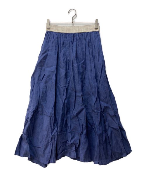 O'NEILL（オニール）O'NEILL (オニール) リネンスイングスカート ブルー サイズ:Fの古着・服飾アイテム