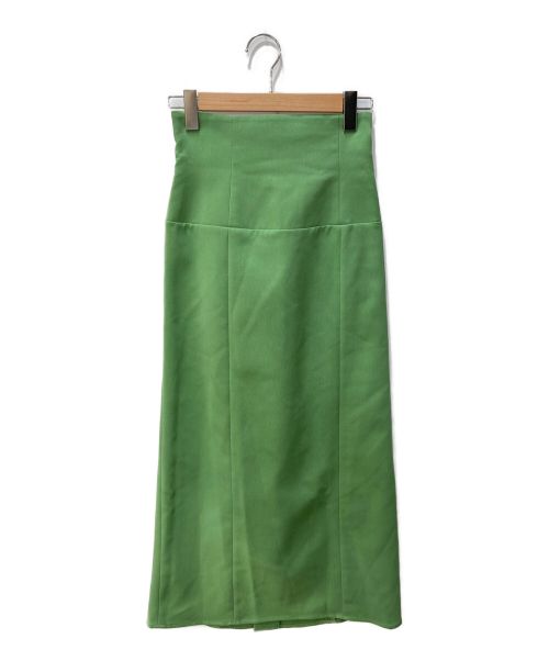 Mystrada（マイストラーダ）Mystrada (マイストラーダ) ハイウエストタイトスカート グリーン サイズ:38の古着・服飾アイテム
