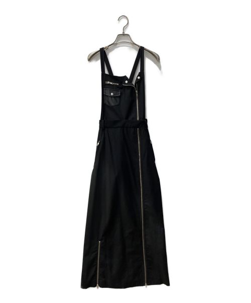 Ameri（アメリ）AMERI (アメリ) ライダースサロペット ブラック サイズ:Mの古着・服飾アイテム