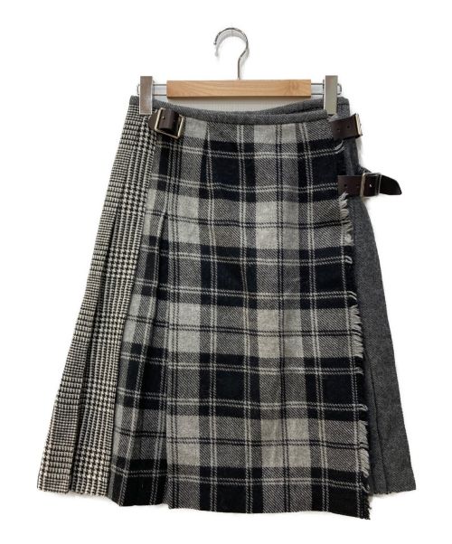 O'NEIL OF DUBLIN（オニールオブダブリン）O'NEIL OF DUBLIN (オニールオブダブリン) 巻きスカート グレー サイズ:US8の古着・服飾アイテム