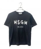 MSGMエムエスジーエム）の古着「ロゴプリントTシャツ 2000MM510」｜ブラック