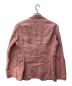 EMPORIO ARMANI (エンポリオアルマーニ) リネンテーラードジャケット ピンク サイズ:46：5800円