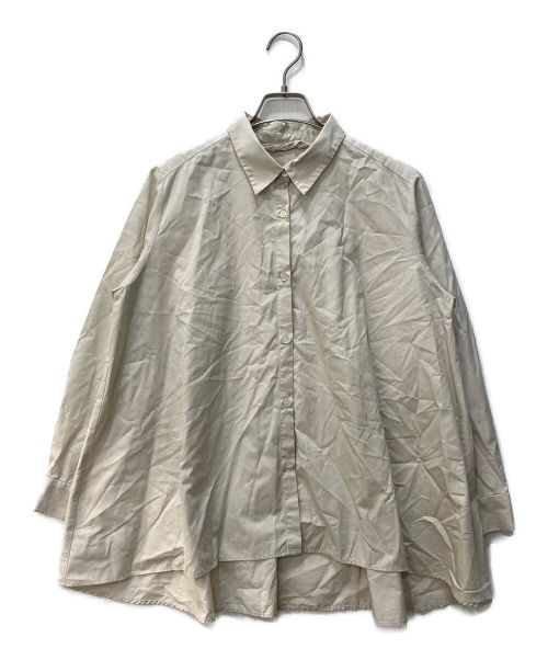 Midi-Umi（ミディウミ）Midi-Umi (ミディウミ) コットンシャツ ベージュ サイズ:表記なしの古着・服飾アイテム