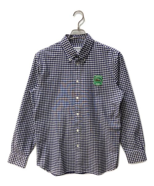 LACOSTE（ラコステ）LACOSTE  (ラコステ) ギンガムチェックシャツ グリーン サイズ:39の古着・服飾アイテム