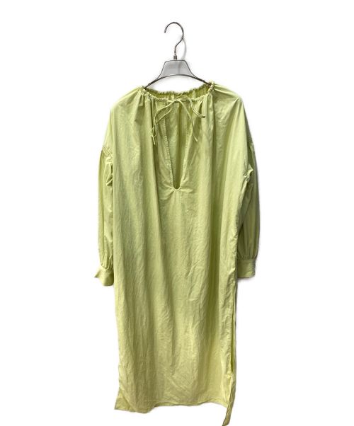 TODAYFUL（トゥデイフル）TODAYFUL (トゥデイフル) Gather Caftan Dress 12210310 ライム サイズ:36の古着・服飾アイテム