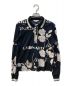 LEONARD SPORT（レオナール スポーツ）の古着「ポロシャツ 花柄」｜ブラック