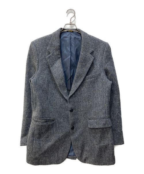 Harris Tweed（ハリスツイード）Harris Tweed (ハリスツイード) ウールジャケット  80s  USA製 グレー サイズ:表記なしの古着・服飾アイテム