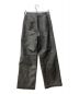 MAISON SPECIAL (メゾンスペシャル) Washed Vegan Leather Wide Straight Pants 21232465103 ブラック サイズ:38：9000円