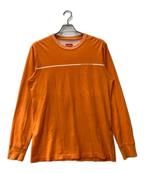 SUPREME（シュプリーム）SUPREME (シュプリーム) ロングスリーブカットソー オレンジ サイズ:Mの古着・服飾アイテム