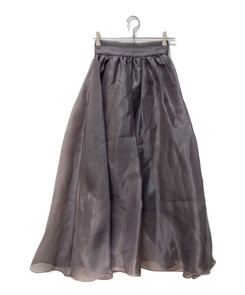 Snidel（スナイデル）Snidel (スナイデル) オーガンジーボリュームスカート SWFS234229 グレー 未使用品の古着・服飾アイテム