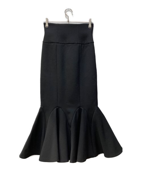 FRAY ID（フレイ アイディー）FRAY ID (フレイ アイディー) ラウンドマチマーメイドスカート FWFS224057 ブラック サイズ:1 未使用品の古着・服飾アイテム