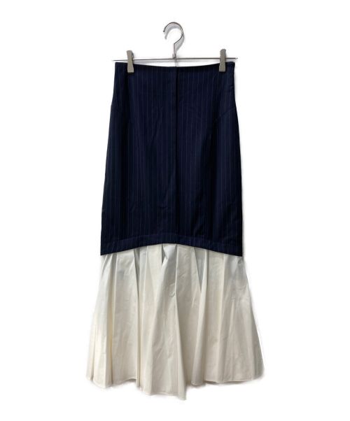 FRAY ID（フレイ アイディー）FRAY ID (フレイ アイディー) スカート ネイビー サイズ:1 未使用品の古着・服飾アイテム
