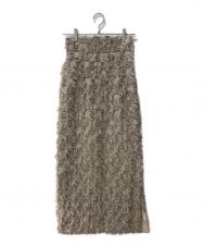 Snidel (スナイデル) シャーリングチュールタイトスカート ピンク サイズ:1 未使用品