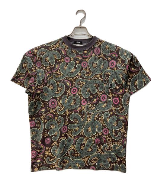 stussy (ステューシー) 80’s 総柄ペイズリーTシャツ グリーン サイズ:S