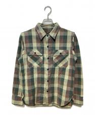 Deluxeware (デラックスウェア) チェックシャツ グリーン サイズ:Ⅿ