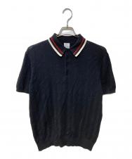 Paul Smith (ポールスミス) ショートスリーブニットポロシャツ ブラック サイズ:SIZE M
