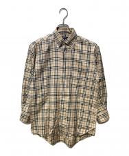 BURBERRY LONDON (バーバリーロンドン) ノバチェックシャツ ベージュ サイズ:M