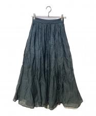 MARILYN MOON (マリリンムーン) MOON TUCK TECHNIGUE SHEER SKIRT ブラック サイズ:S