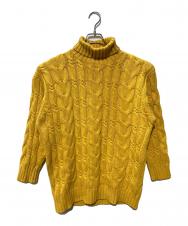 GAP (ギャップ) タートルネックニット イエロー サイズ:M