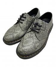 Dr.Martens (ドクターマーチン) パイソン柄3ホールシューズ グレー サイズ:UK6