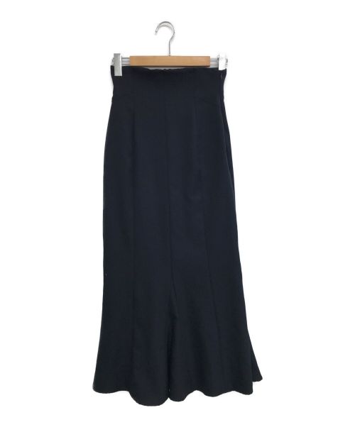 COCODEAL（ココディール）COCODEAL (ココディール) ツイルサテンマーメードスカート ネイビー サイズ:SIZE1の古着・服飾アイテム