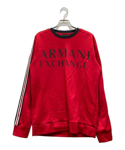 ARMANI EXCHANGE（アルマーニ エクスチェンジ）ARMANI EXCHANGE (アルマーニ エクスチェンジ) スウェット レッド サイズ:XSの古着・服飾アイテム