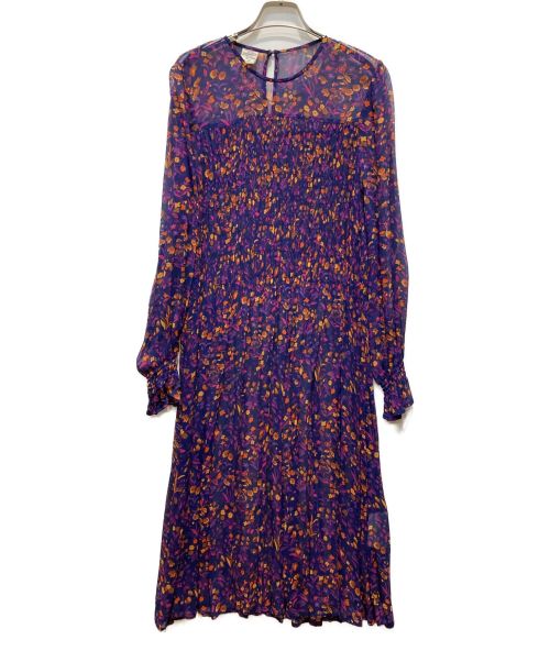 BAUM UND PFERDGARTEN（バウムウンドヘルガーデン）BAUM UND PFERDGARTEN (バウムウンドヘルガーデン) ALASKA DRESS パープル サイズ:36の古着・服飾アイテム