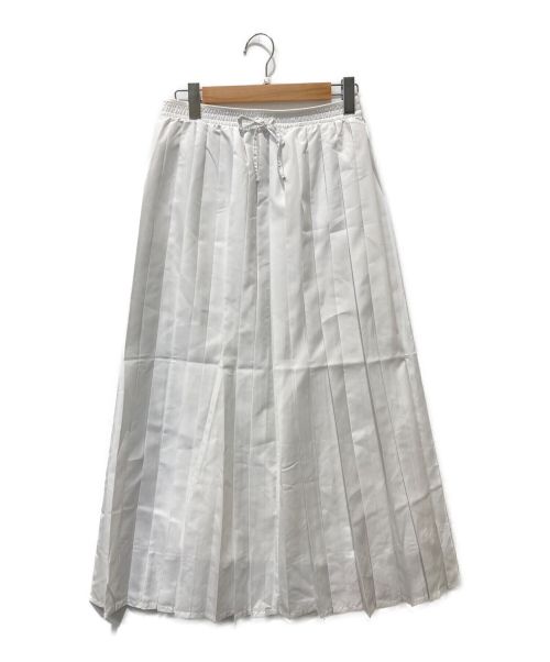 DANSKIN（ダンスキン）DANSKIN (ダンスキン) プリーテッドスカート ホワイト サイズ:L 未使用品の古着・服飾アイテム