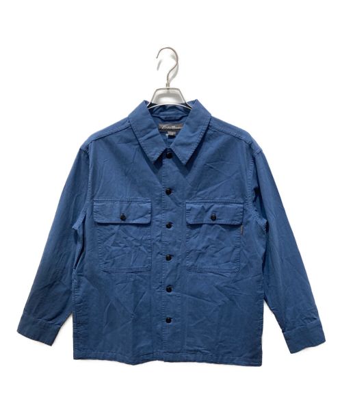 Eddie Bauer（エディーバウアー）Eddie Bauer (エディーバウアー) シャツジャケット ブルー サイズ:Sの古着・服飾アイテム