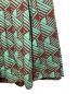 中古・古着 Snidel (スナイデル) コットンボリュームフレアプリントスカート ブラウン×グリーン サイズ:1 未使用品：3980円