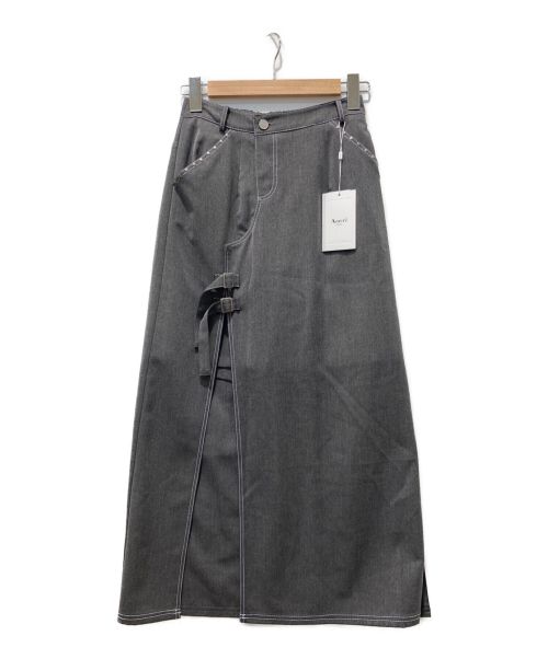Ameri（アメリ）AMERI (アメリ) SLIT SKIRT LAYERED PANTS スカート グレー サイズ:S 未使用品の古着・服飾アイテム
