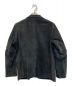 SHIPS (シップス) カウレザーテーラードジャケット ブラック サイズ:M：2980円