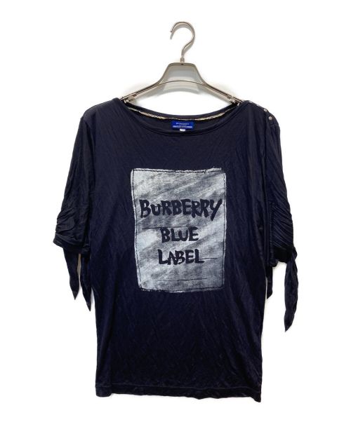 BURBERRY BLUE LABEL（バーバリーブルーレーベル）BURBERRY BLUE LABEL (バーバリーブルーレーベル) Tシャツ ネイビー サイズ:38の古着・服飾アイテム