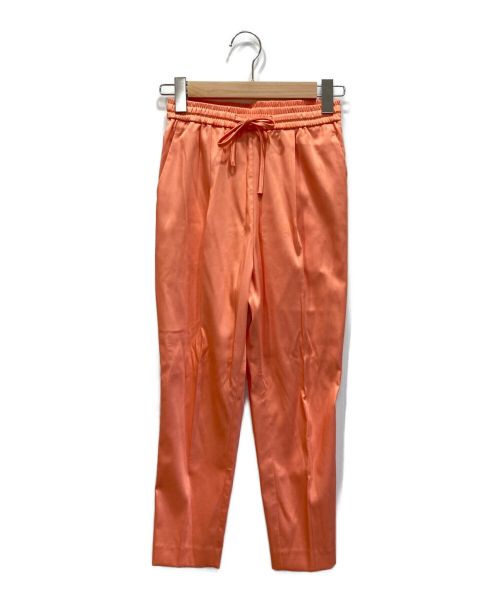 YORI（ヨリ）yori (ヨリ) シャイニーツイルスティックパンツ オレンジ サイズ:34の古着・服飾アイテム