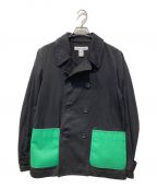 COMME des GARCONS SHIRTコムデギャルソンシャツ）の古着「ポケット切替コート」｜ブラック