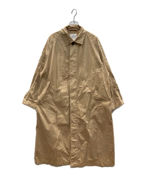 HTS（エイチティーエス）HTS (エイチティーエス) ステンカラーコート ベージュ サイズ:42の古着・服飾アイテム
